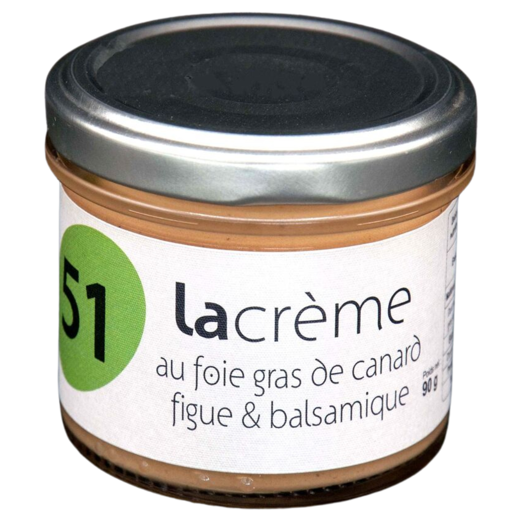 Entenstopflebercreme mit Feigen und Balsamico Essig