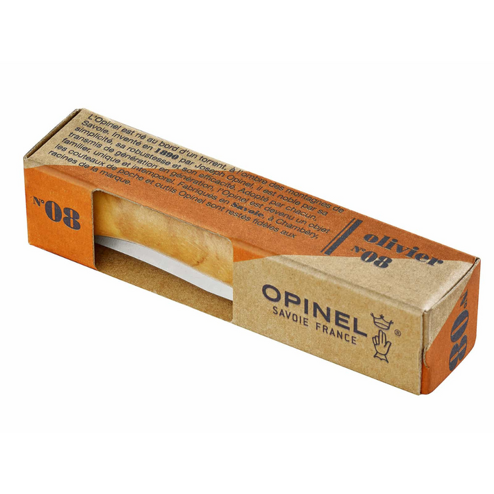 Opinel-Messer No8 mit Olivenhandgriff