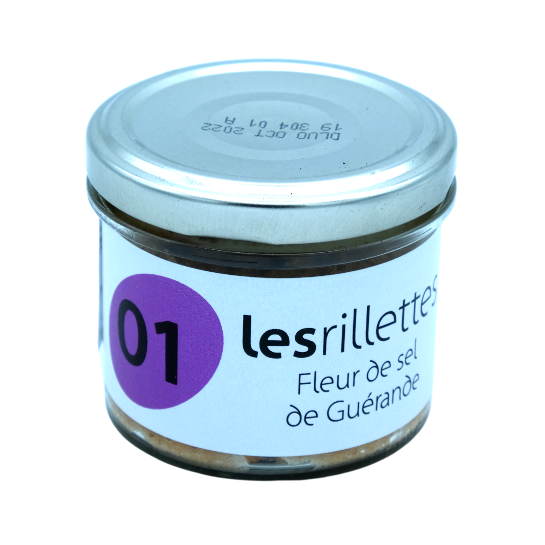 Rillettes vom Schwein mit Fleur de Sel de Guérande